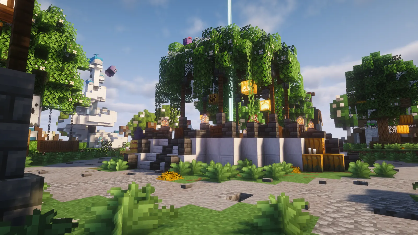 Spawn Plaza build